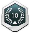 Perfect Match - Achieved after receiving a rating of 10 in a Match